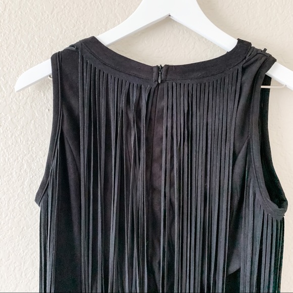 Black Angl Fringe Dress, M - Picture 4 of 8